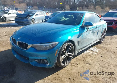 2018 BMW 430I z USA, uszkodzony, nr VIN WBA4Z1C52JEC73479